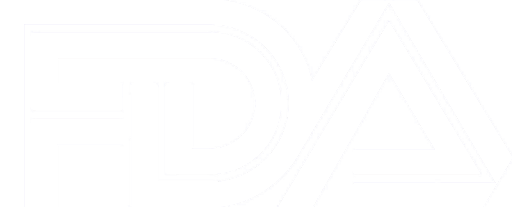 Logo of the U.S. Food and Drug Administration (FDA), the regulatory body overseeing medical communications and product approvals in the United States.